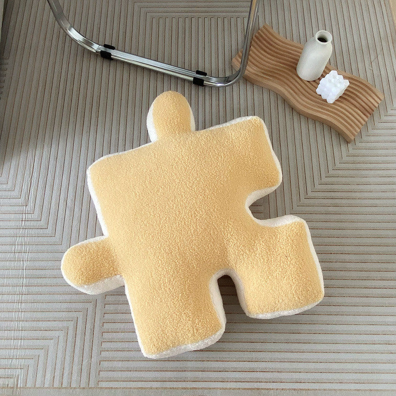 Creative Puzzle Shaped Throw Pillow