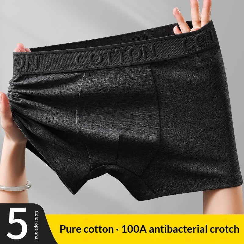 High-End Antibacterial Cotton Boxer Briefs For Men