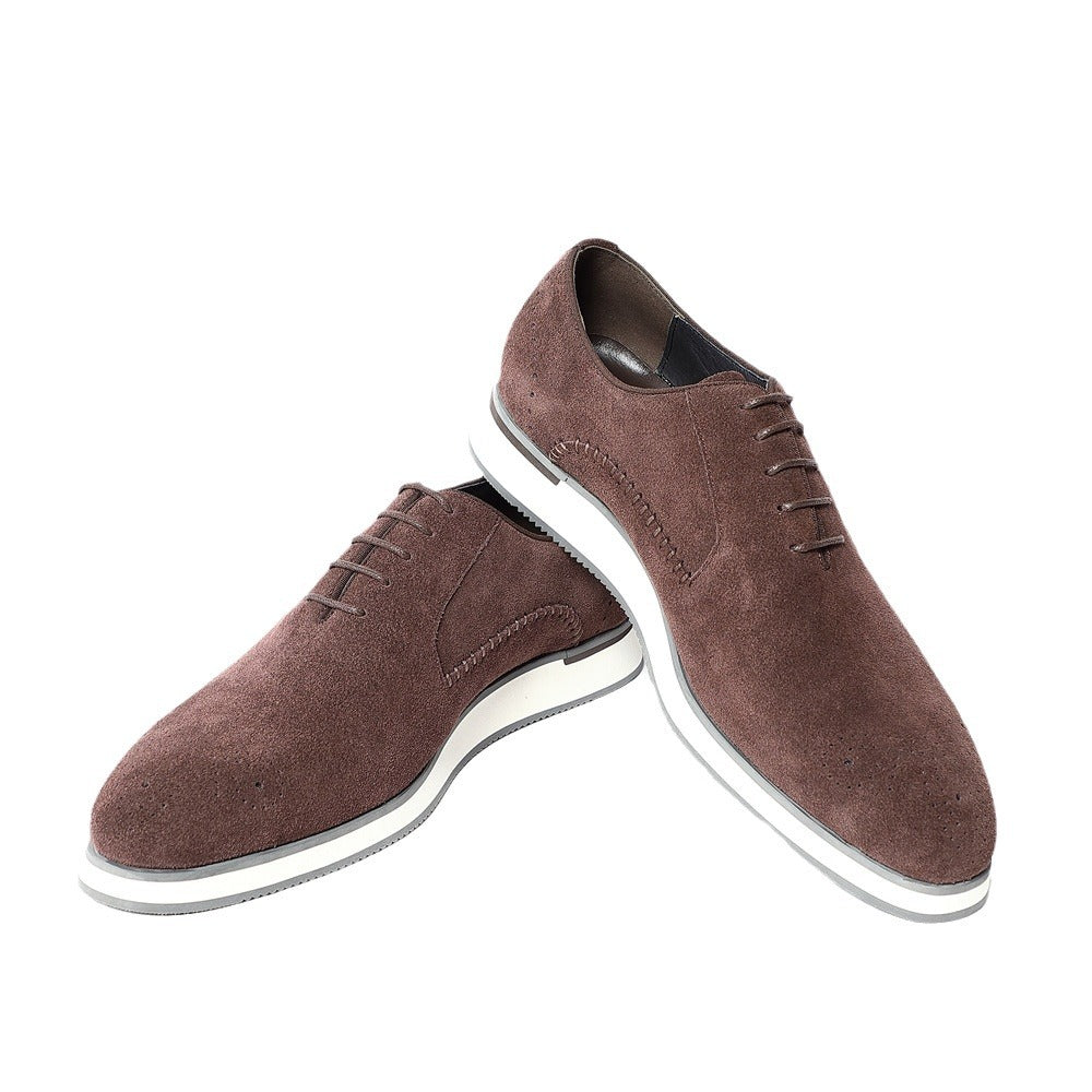 All-matching British Style Suit Business Formal Wear Leather Shoes