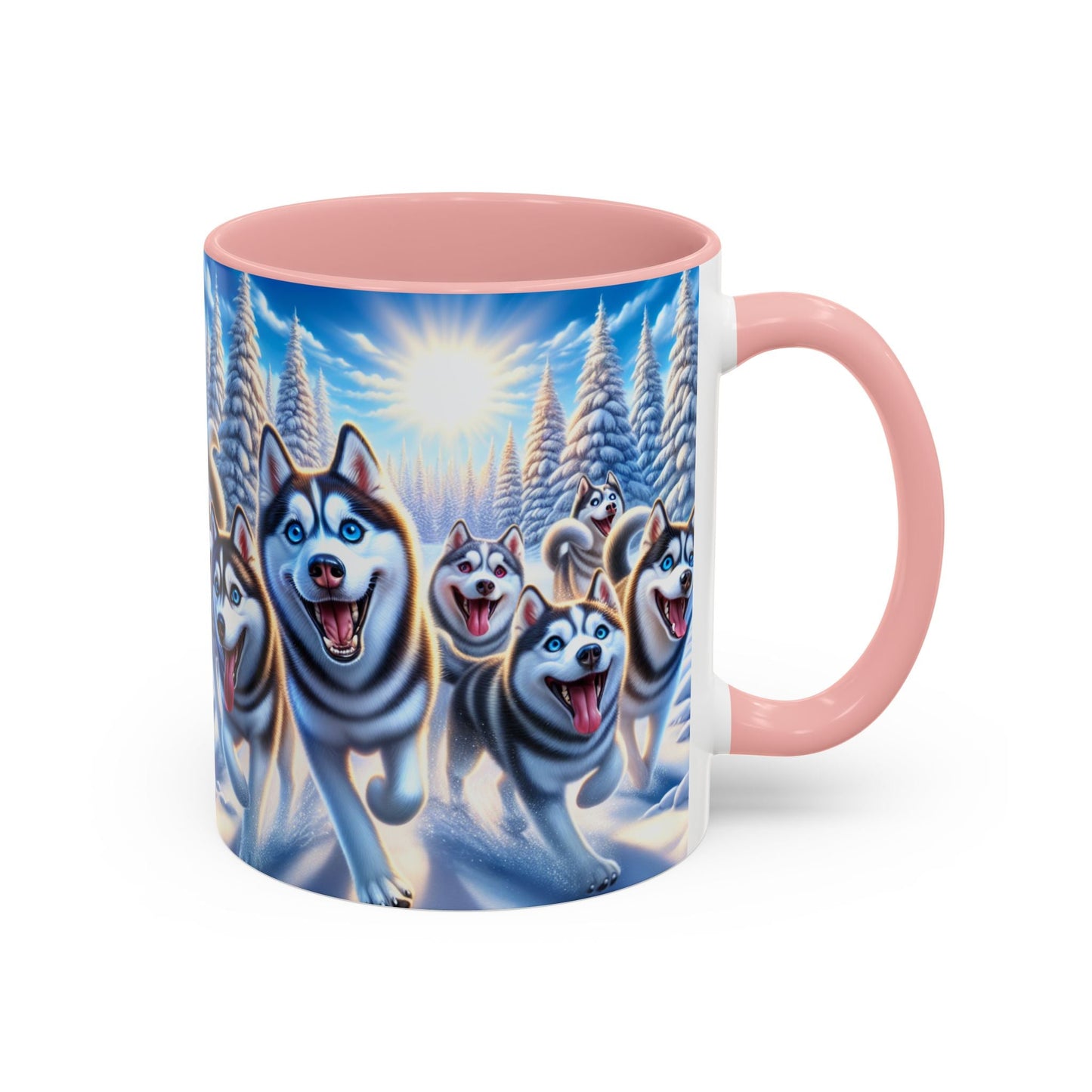 Keramiktasse mit Hunderassen-Motiv – 11 oz & 15 oz