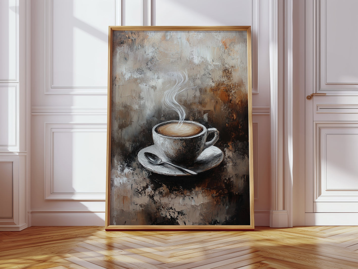Braises dans une tasse tranquille