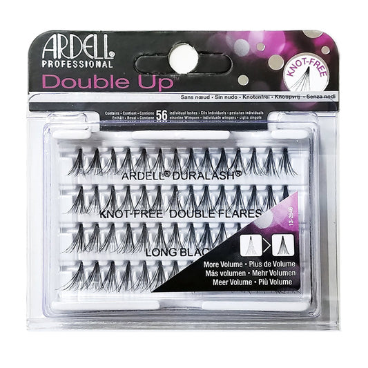 ARDELL Professional Franges Doubles Individuelles sans Nœuds - Noir Long