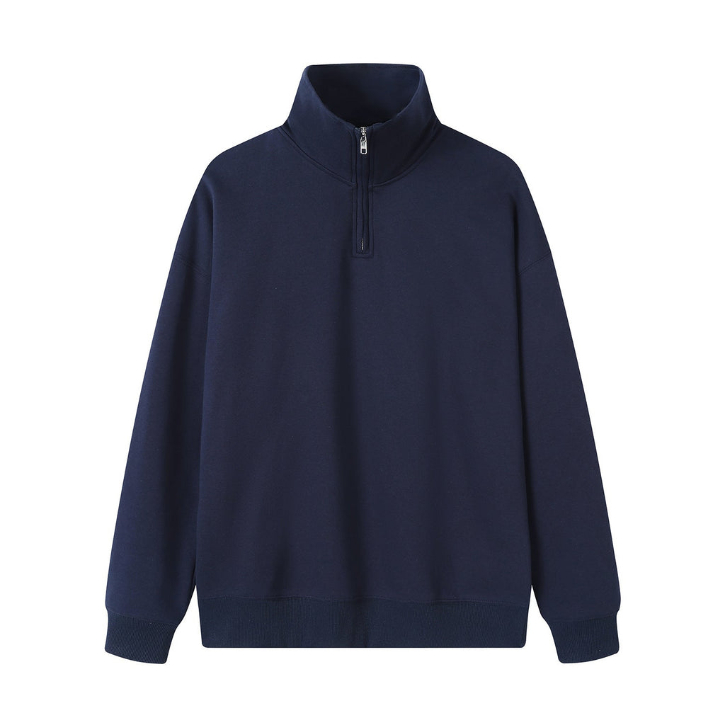 Women's  Premium Half-zip Stand-up Collar Hoodie