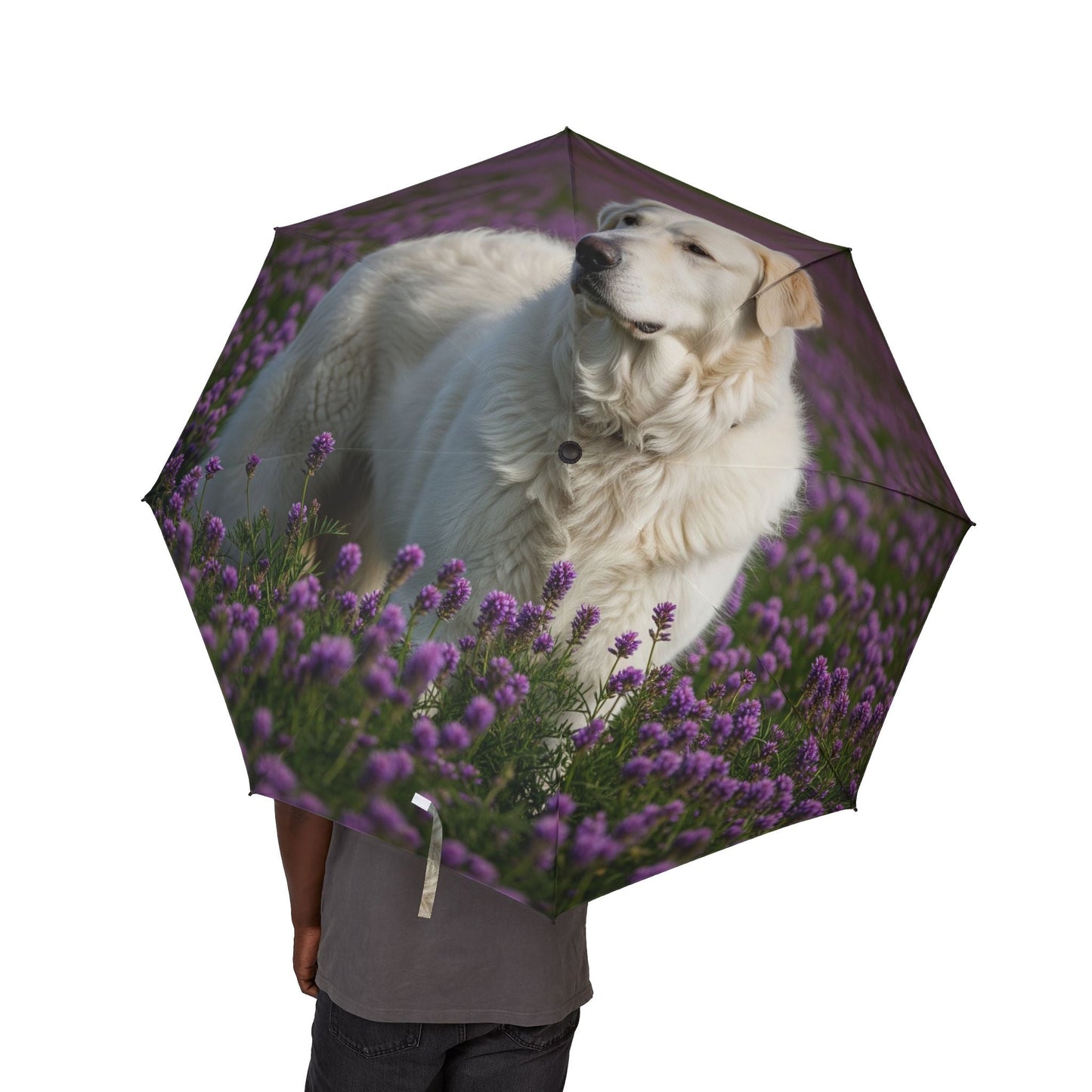 48" Semi-Automatic Umbrella – Windproof Large Travel Rain Umbrella