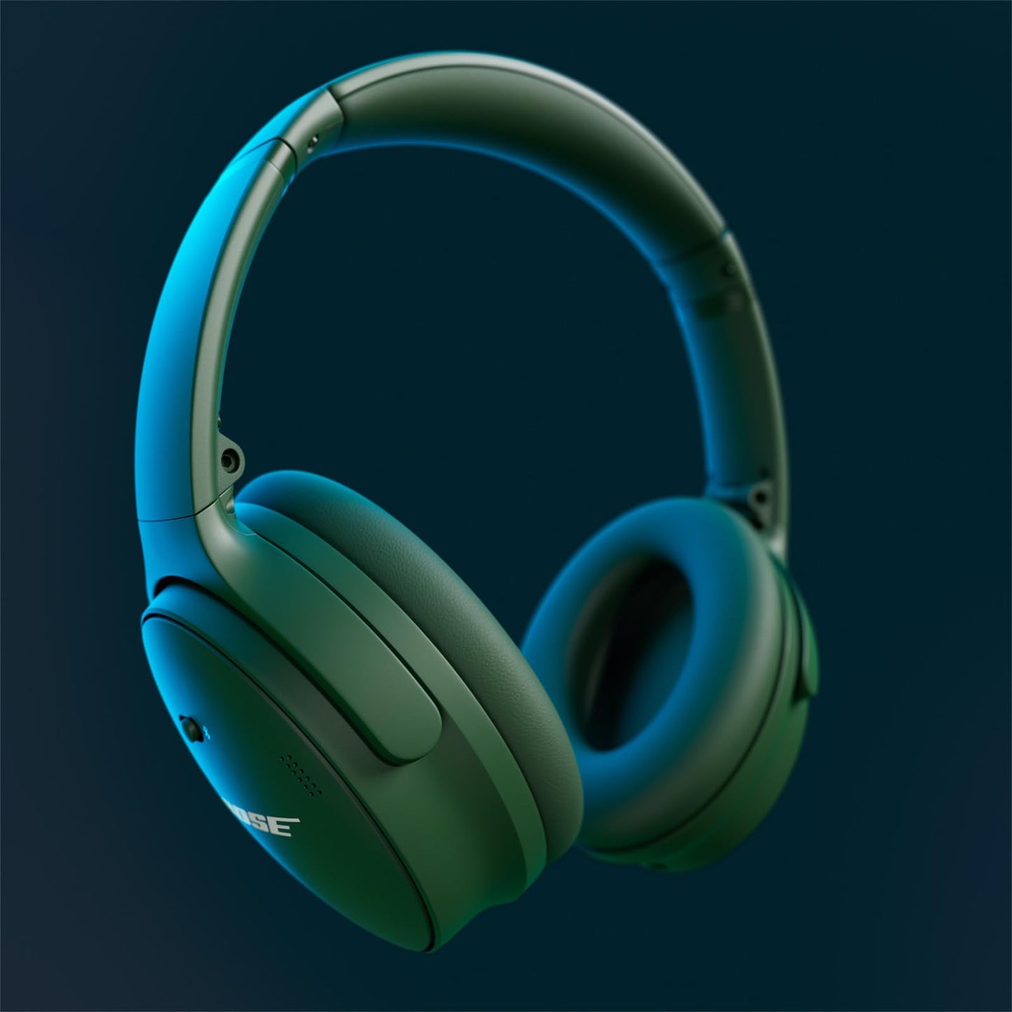 Bose QuietComfort Headphones - Wireless Bluetooth Headphones, Active Over Ear Noise Cancelling and Mic, USB-C Charging, Deep Bass, Up to 24 Hours of Playtime, Black