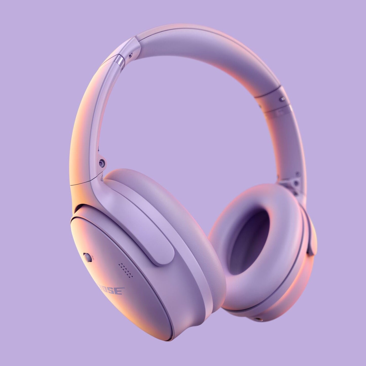 Bose QuietComfort Headphones - Wireless Bluetooth Headphones, Active Over Ear Noise Cancelling and Mic, USB-C Charging, Deep Bass, Up to 24 Hours of Playtime, Black