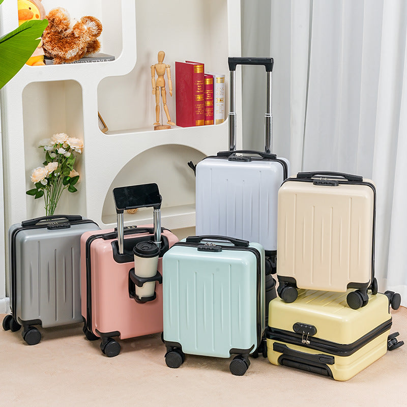 Board-Ready Mini Rolling Travel Suitcase