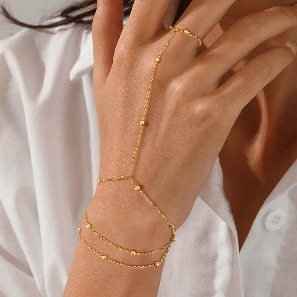 New Stylish Ring Bracelet With A Light-luxury High-end Vibe
