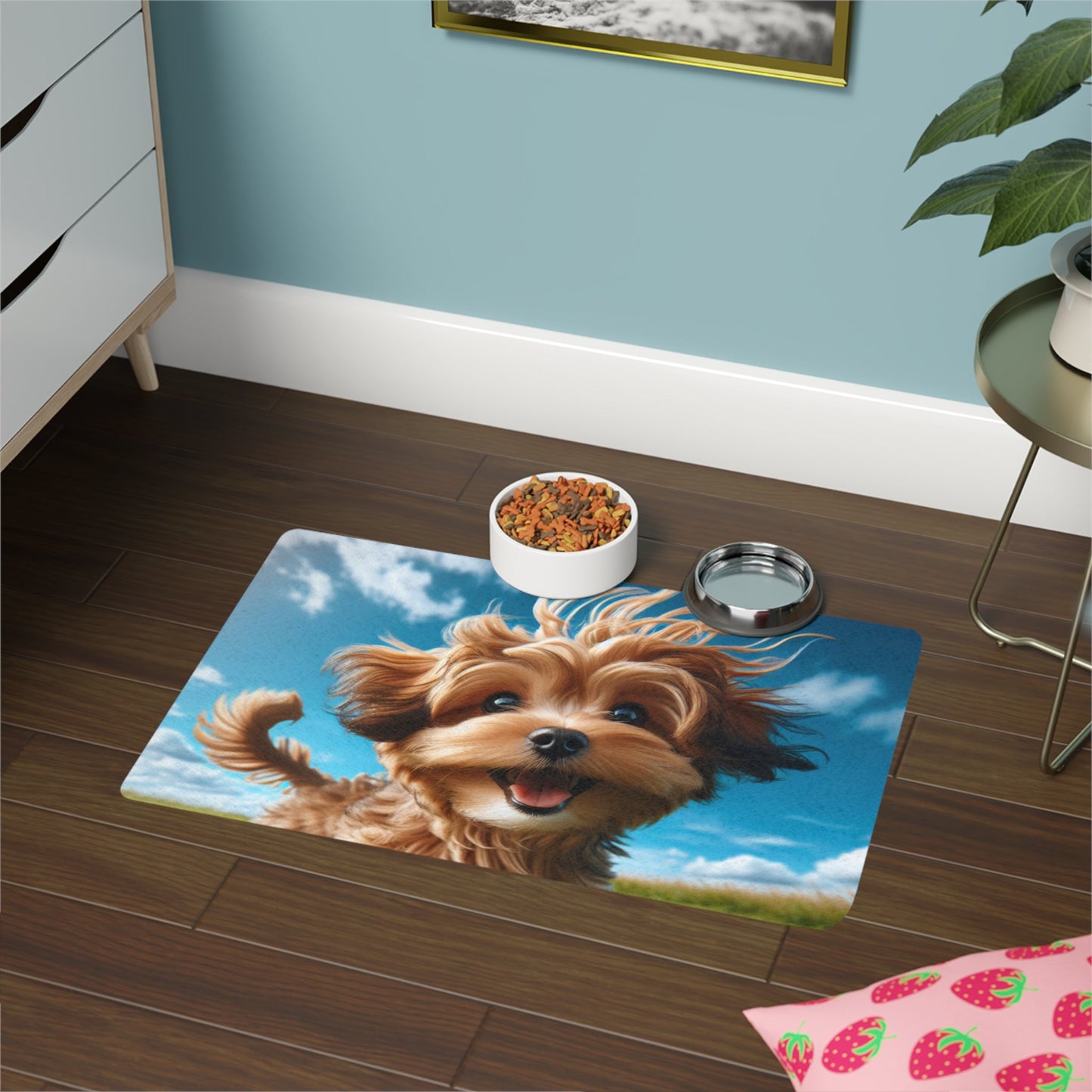 Non-Slip Pet Food Mat – Waterproof Feeding Mat for Dogs