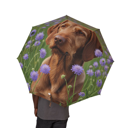 48" Semi-Automatic Umbrella – Windproof Large Travel Rain Umbrella