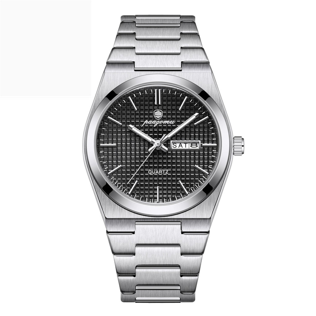 Luminous Quartz Waterproof Calendar Watch