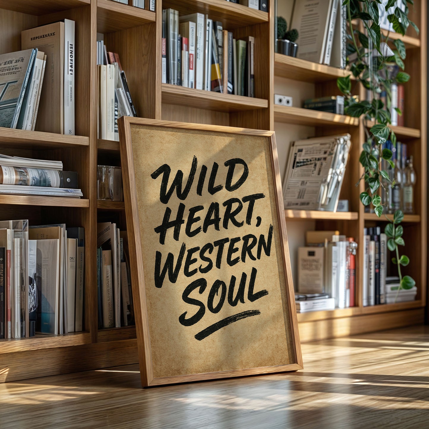 Druck "Wild Heart Western Soul"