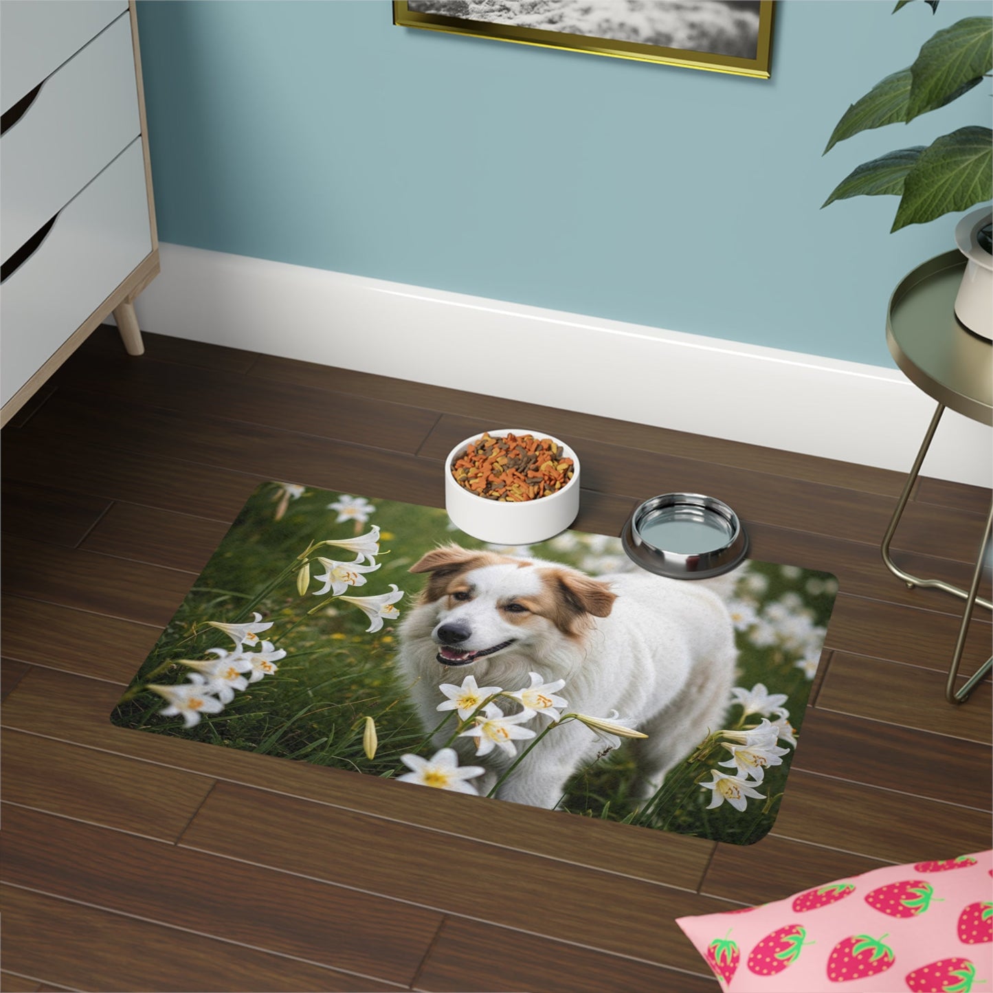 Non-Slip Pet Food Mat – Waterproof Feeding Mat for Dogs