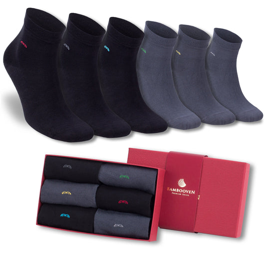 Bambooven Chaussettes légères en bambou pour hommes (habillées et de costume) – (Paquet de 6) 634