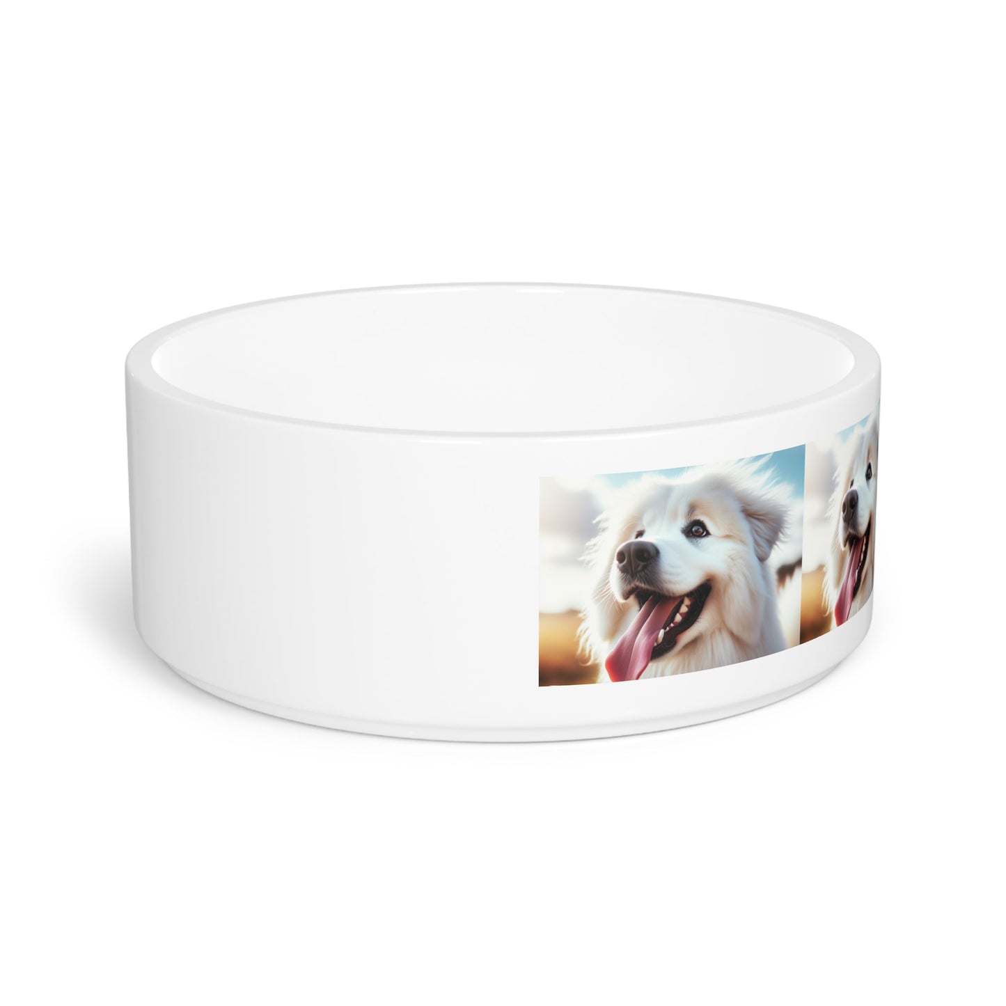 Ceramic Pet Bowl – 16 oz Dog Feeding Bowl