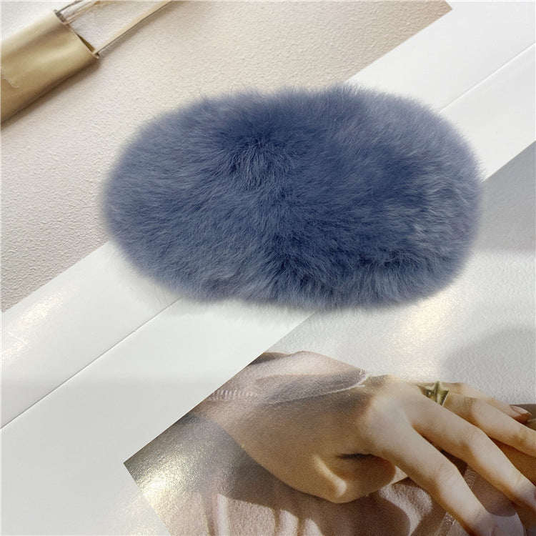 Korea Real Otter Hair Hair Clip Female