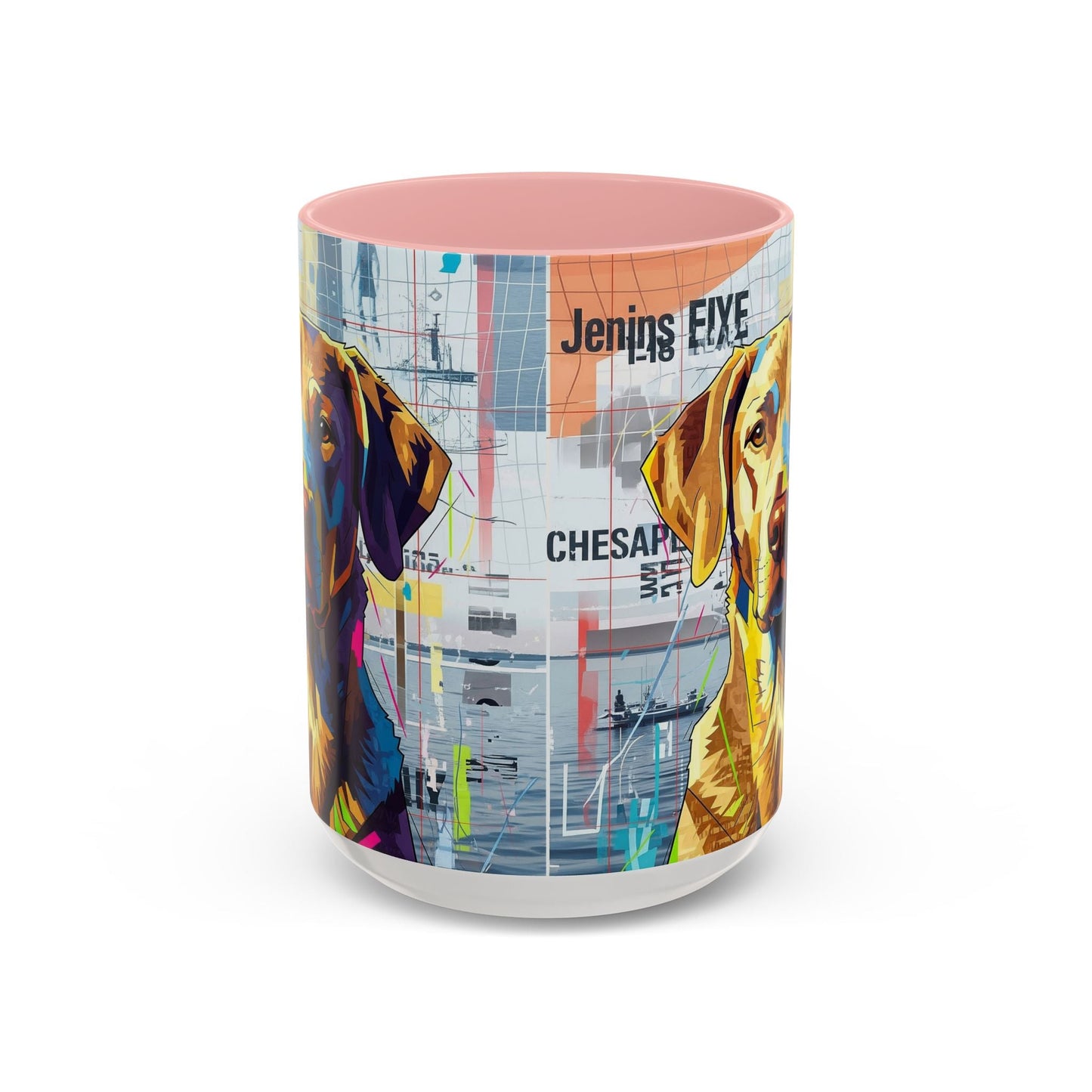 Keramiktasse mit Hunderassen-Motiv – 11 oz & 15 oz