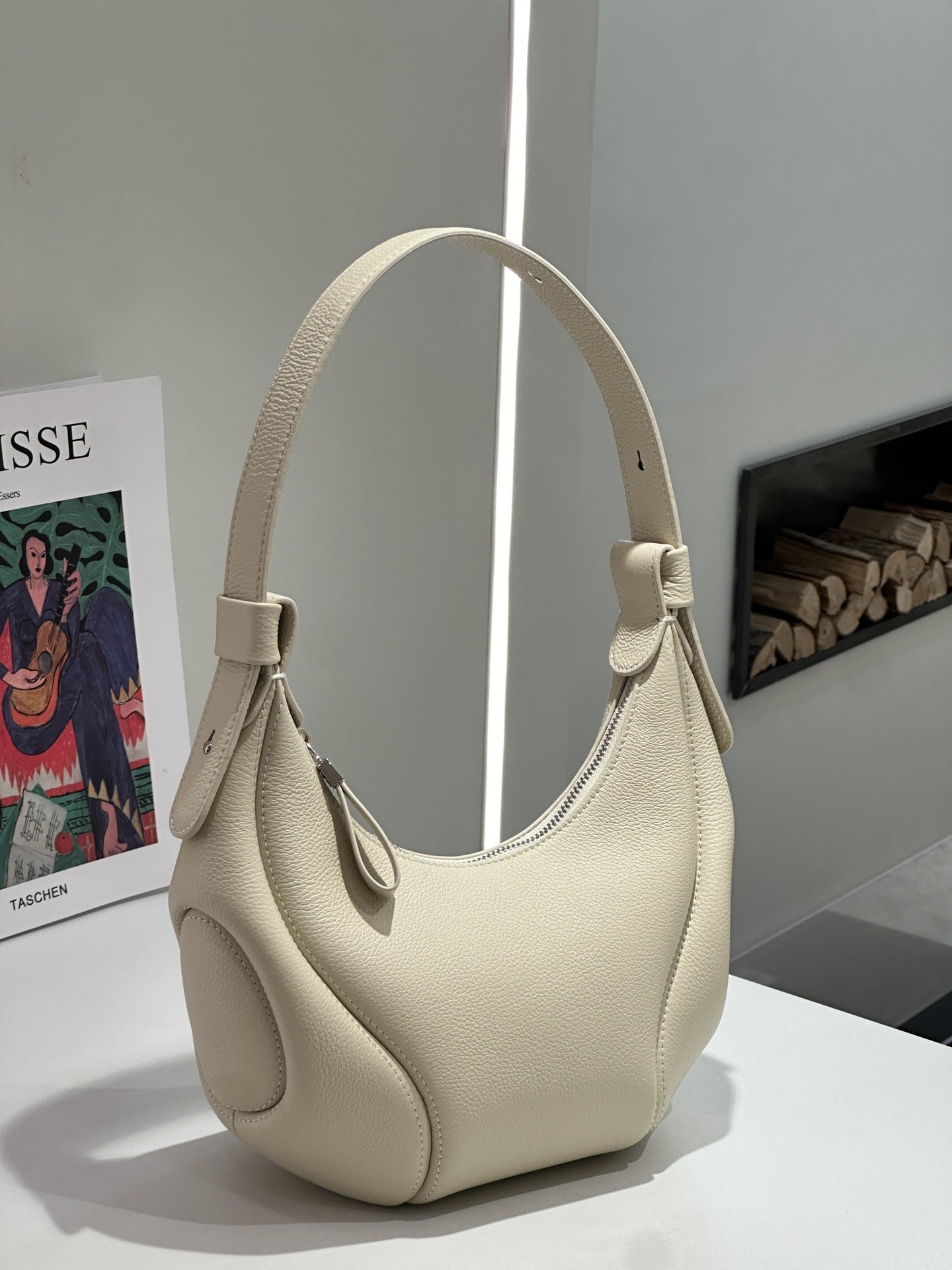 New Soft Leather Luxury-style Bag, Underarm Bag With A High-end Feel, Large Capacity Tote Bag, First Layer Cowhide Crossbody Bag