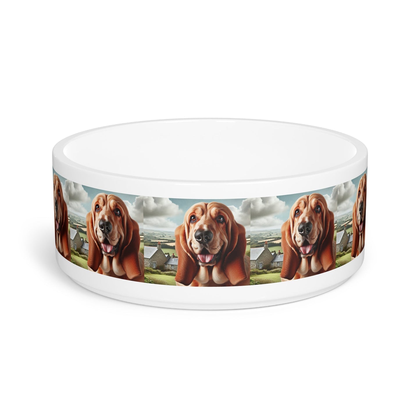 Ceramic Pet Bowl – 16 oz Dog Feeding Bowl