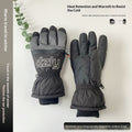 Winter Warm Ski Gloves For Men With Touchscreen Cold-proof And Windproof