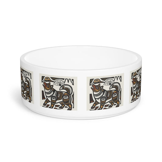 Ceramic Pet Bowl – 16 oz Dog Feeding Bowl