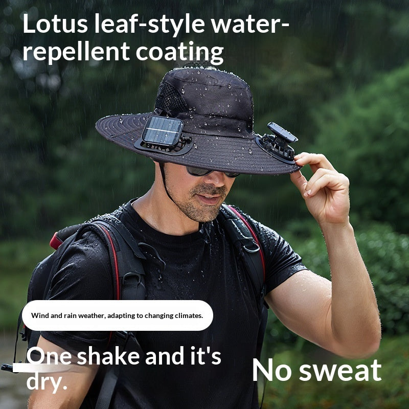 Spray Fan Hat Cooling Sunshade Fisherman Hat