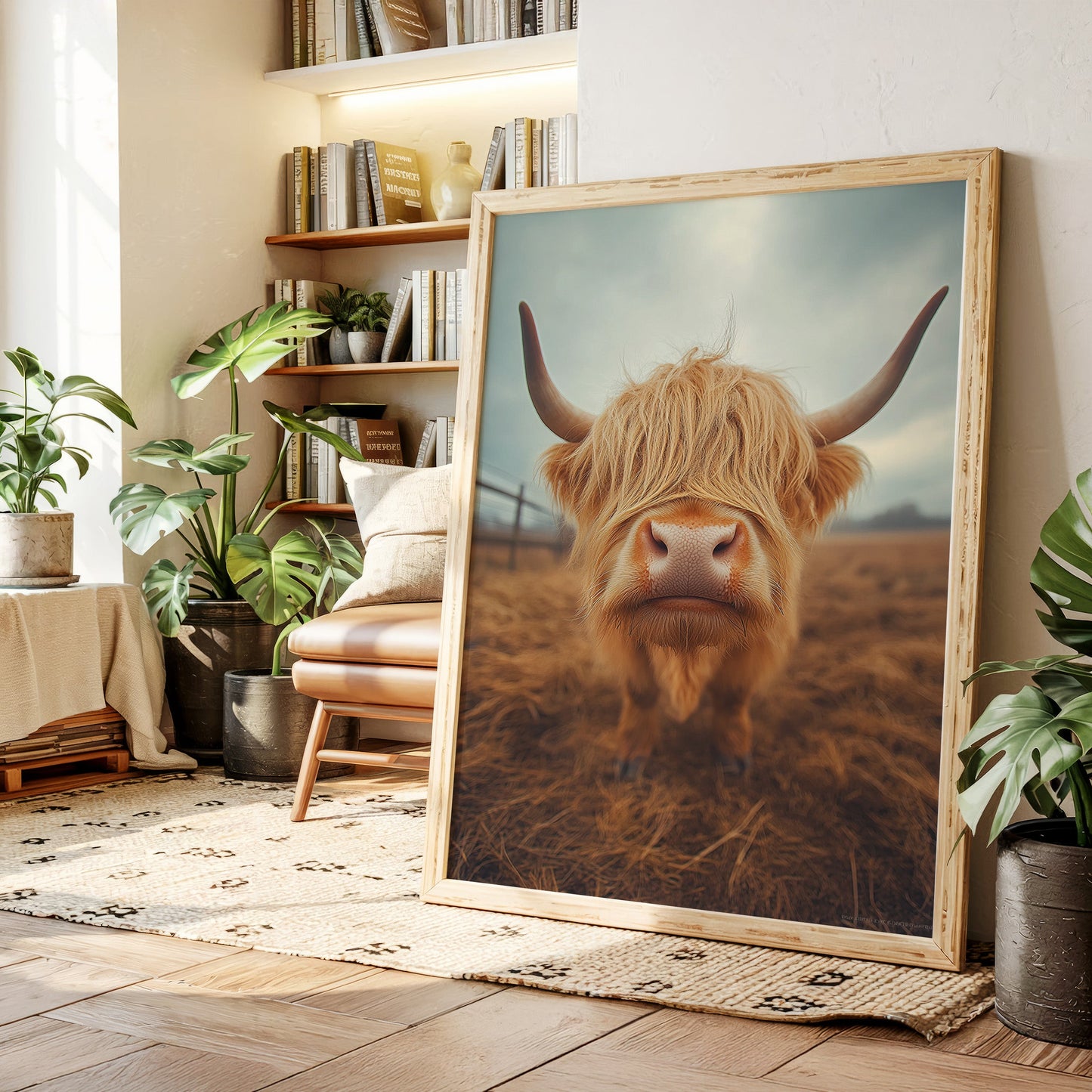 Golden Fluff and Attitude Highland Cattle