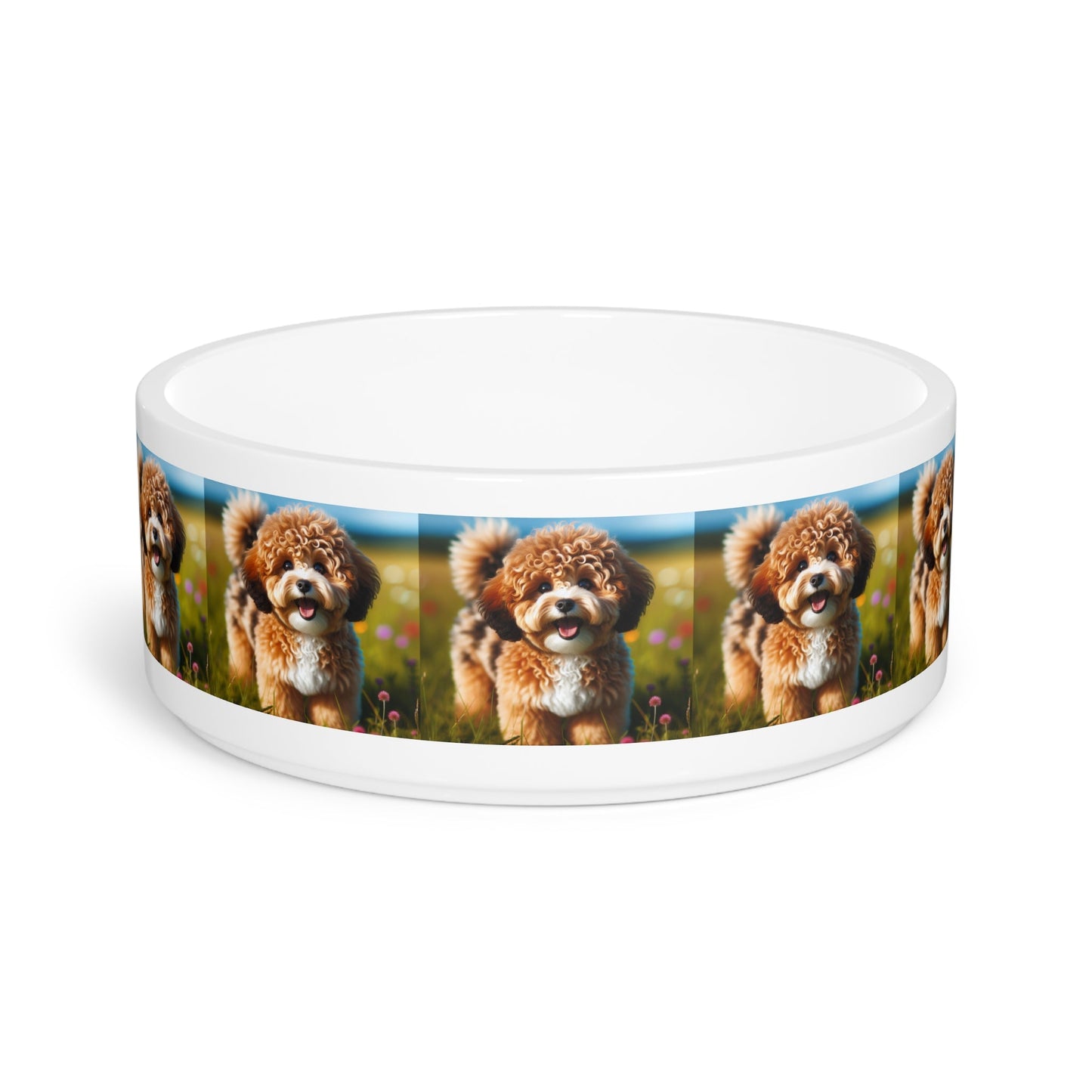 Ceramic Pet Bowl – 16 oz Dog Feeding Bowl