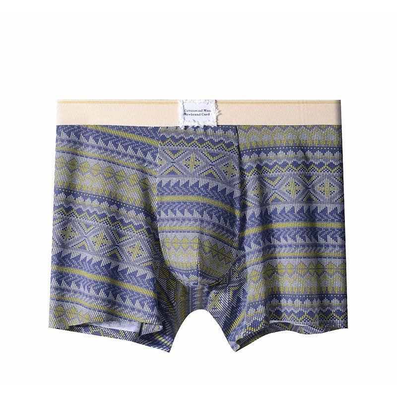 10A Mens Breathable Antibacterial, Trendy Cotton Underwear For Sports