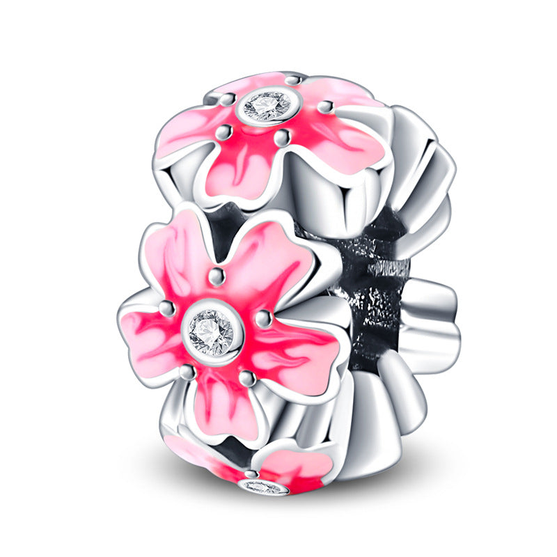 Round Clip-bead DIY Bracelet Accessories, Fashionable Beading Components