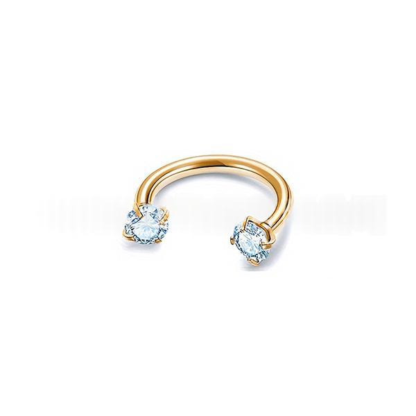Minimalist U-shaped Nose Ring Jewelry Series