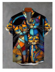 Hawaiian-style Fashionable And Breathable Mens Shirt
