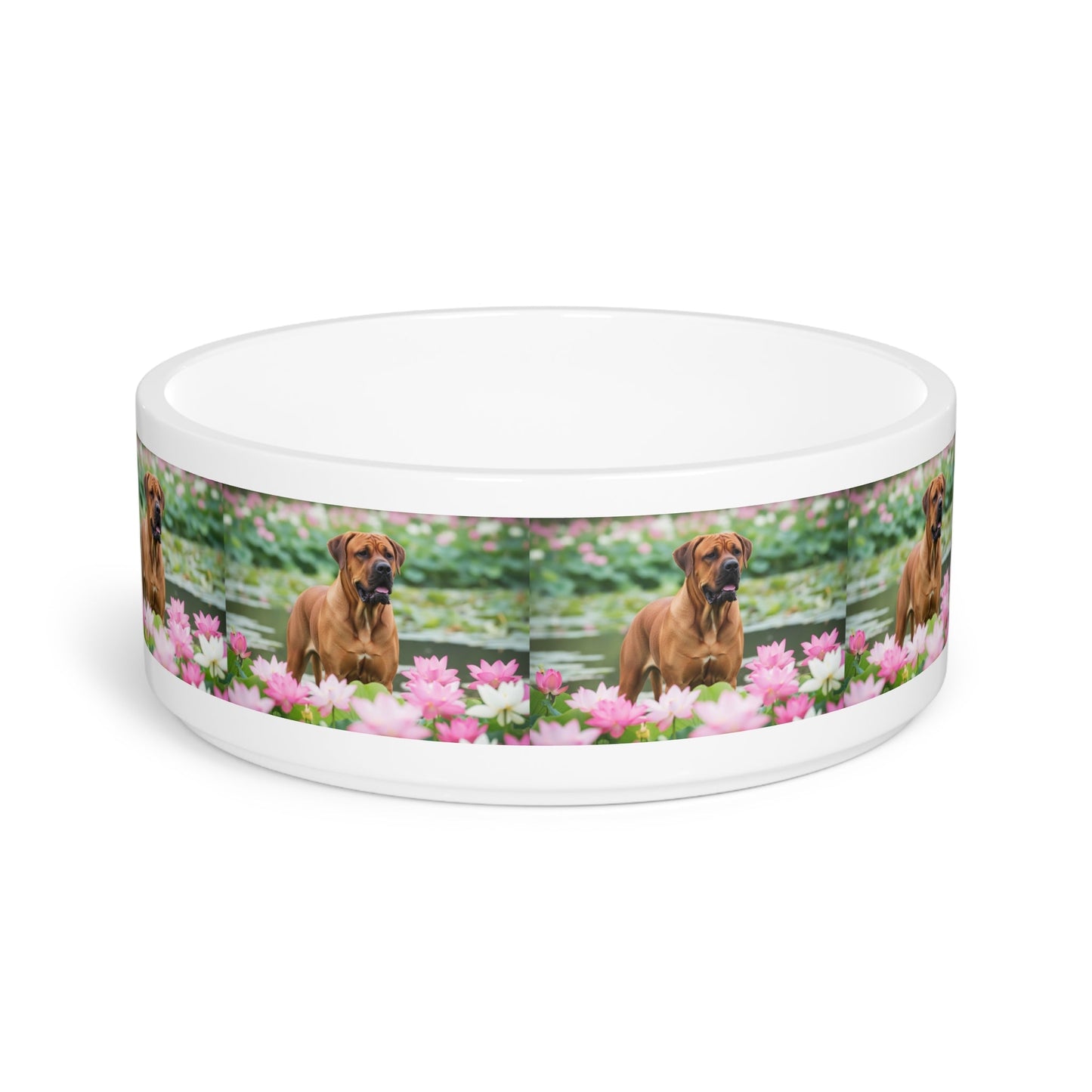 Ceramic Pet Bowl – 16 oz Dog Feeding Bowl