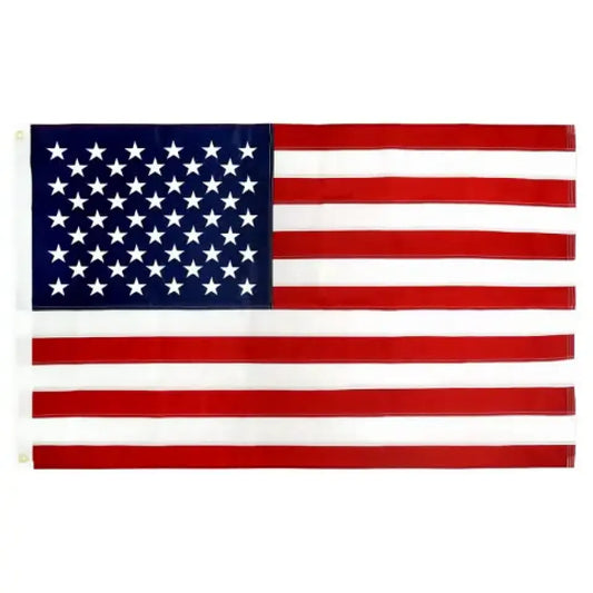 3*5ft Pure Nylon Embroidered American Flag 90x150cm Embroidered American Banner, Waterproof and UV-Resistant