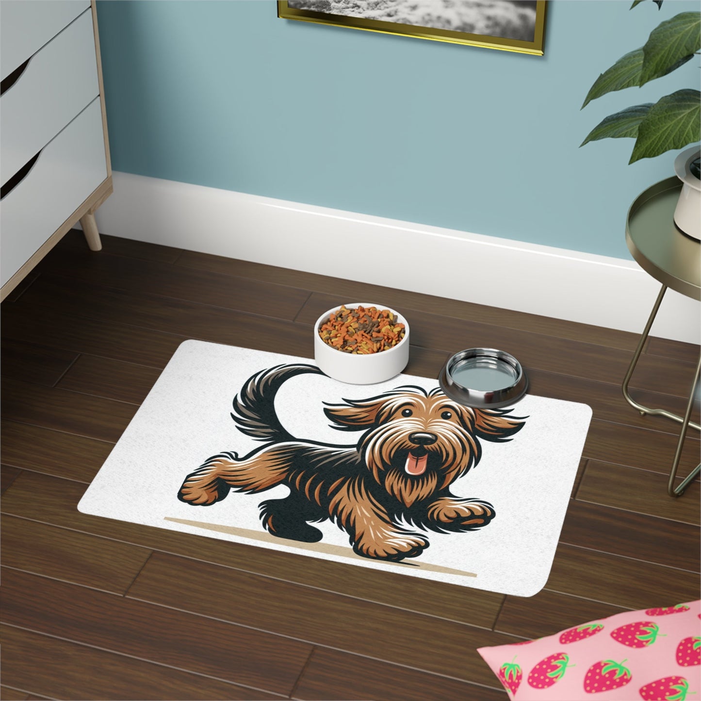Tapis antidérapant pour animaux de compagnie – Tapis d'alimentation étanche pour chiens