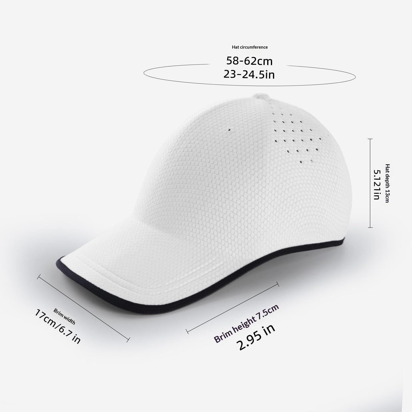 New Seamless One-piece Baseball Cap For Men