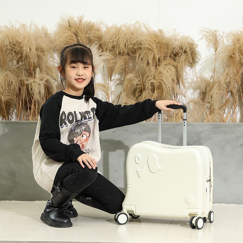 Cute Candy-colored Rolling Luggage For Kids