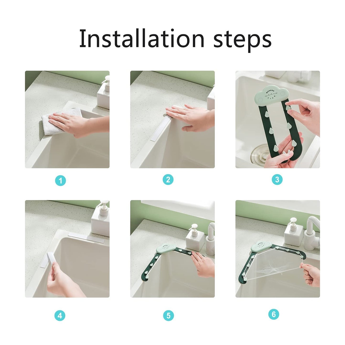 Triangular Sink Drain Rack Kitchen Garbage Filter