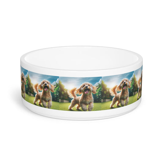 Ceramic Pet Bowl – 16 oz Dog Feeding Bowl