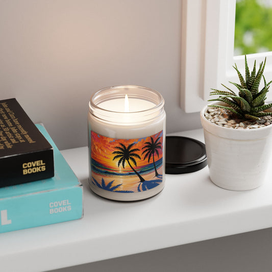 Bougie en cire de soja – Bougie parfumée en pot