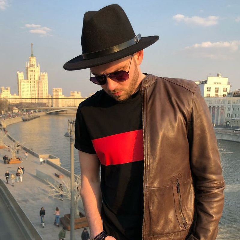 European And American Retro Jazz Hat In The British Style