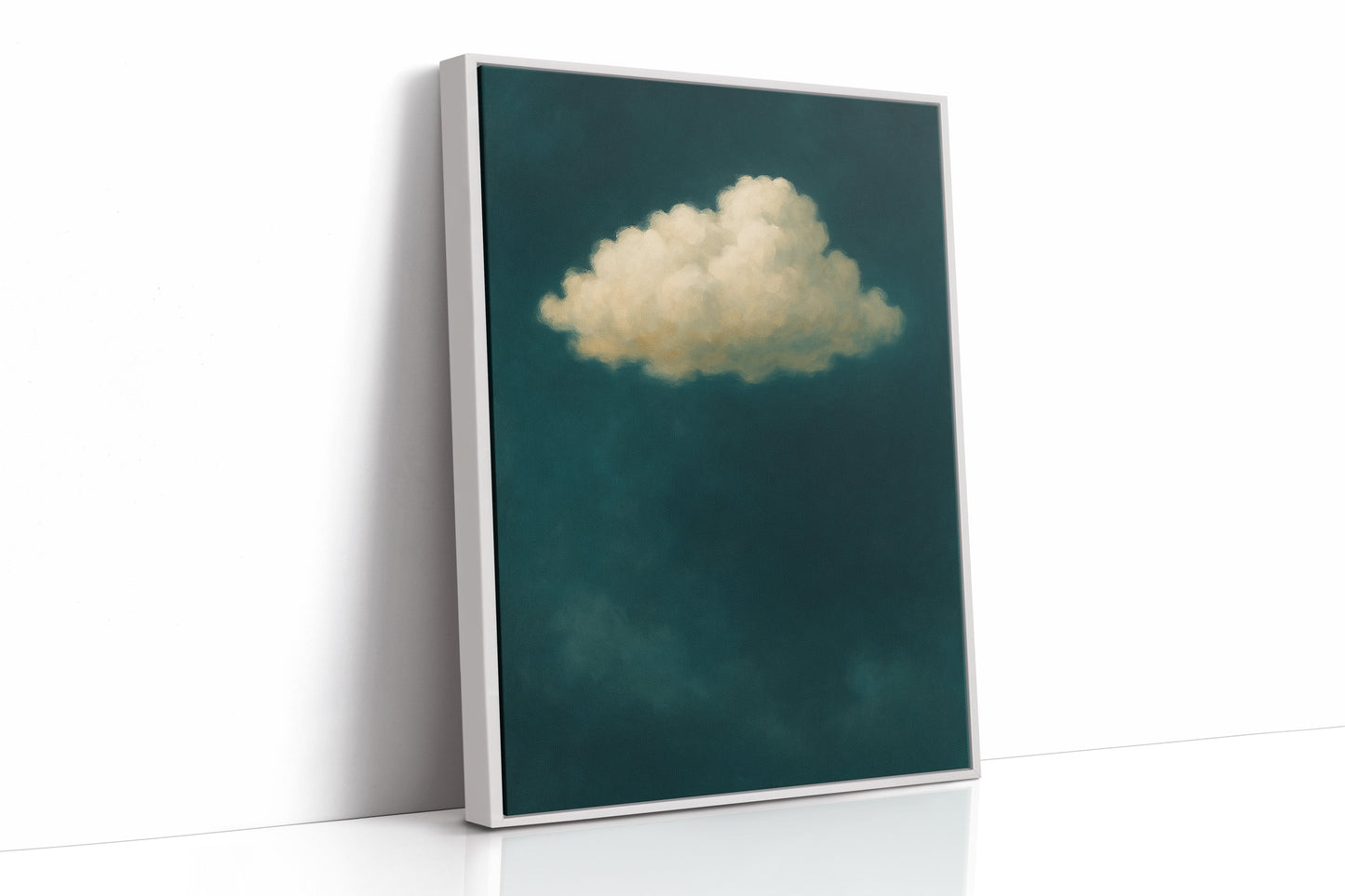 Lonely Cloud in Emerald Silence