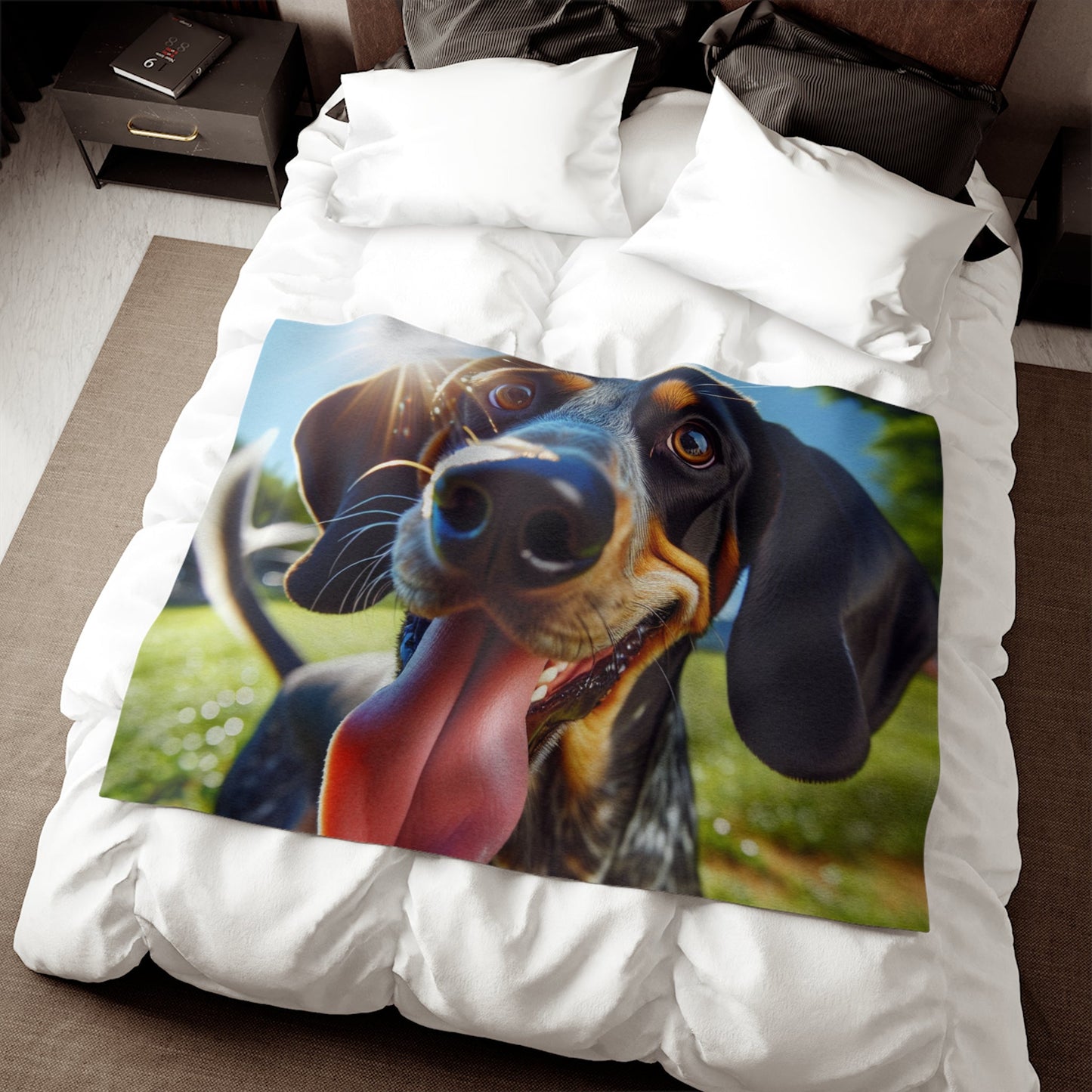 Sweatshirt Blanket – Plush Fleece Throw, 2 Size Options