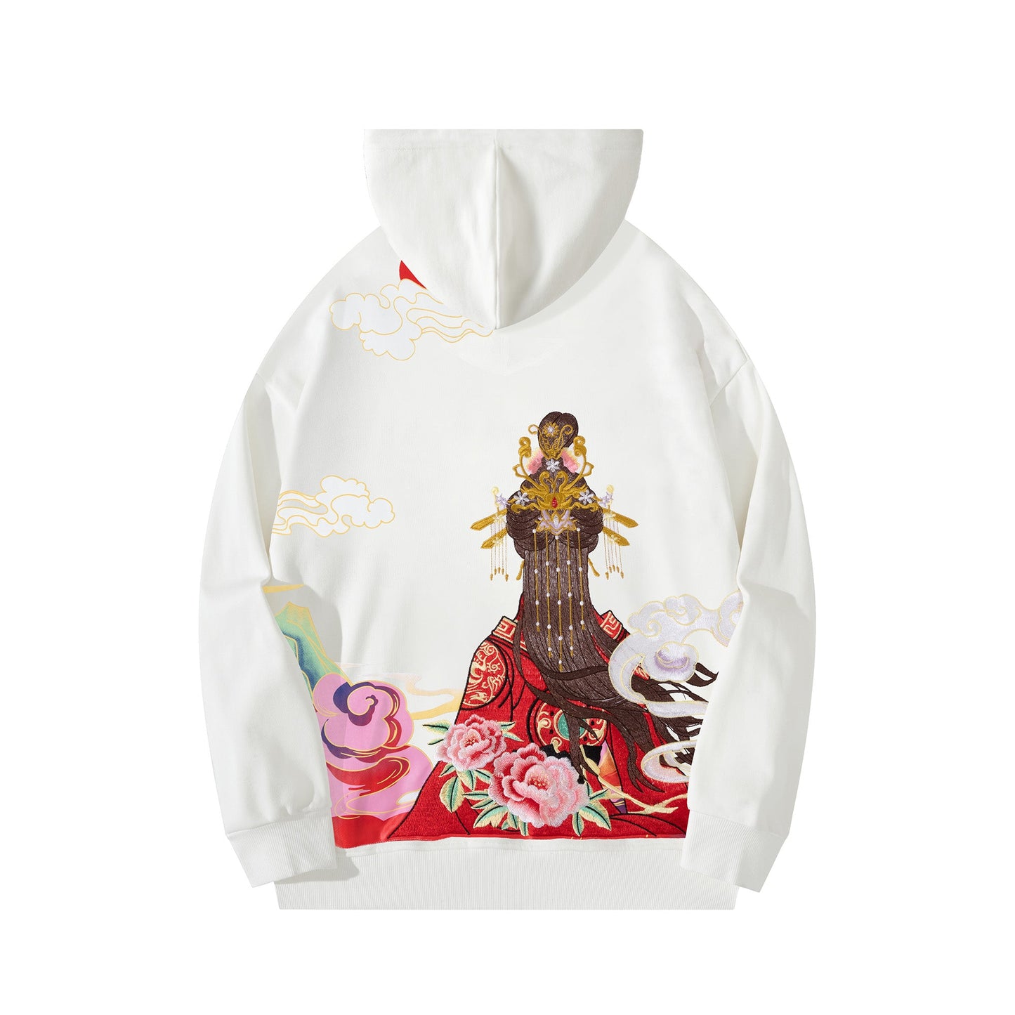 KH9241 Sweat à capuche brodé Reine Himiko