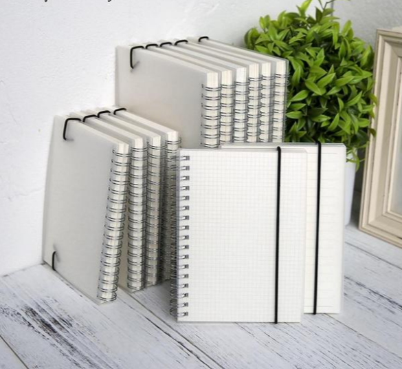 Plastic Cover Spiral Coil Notebook