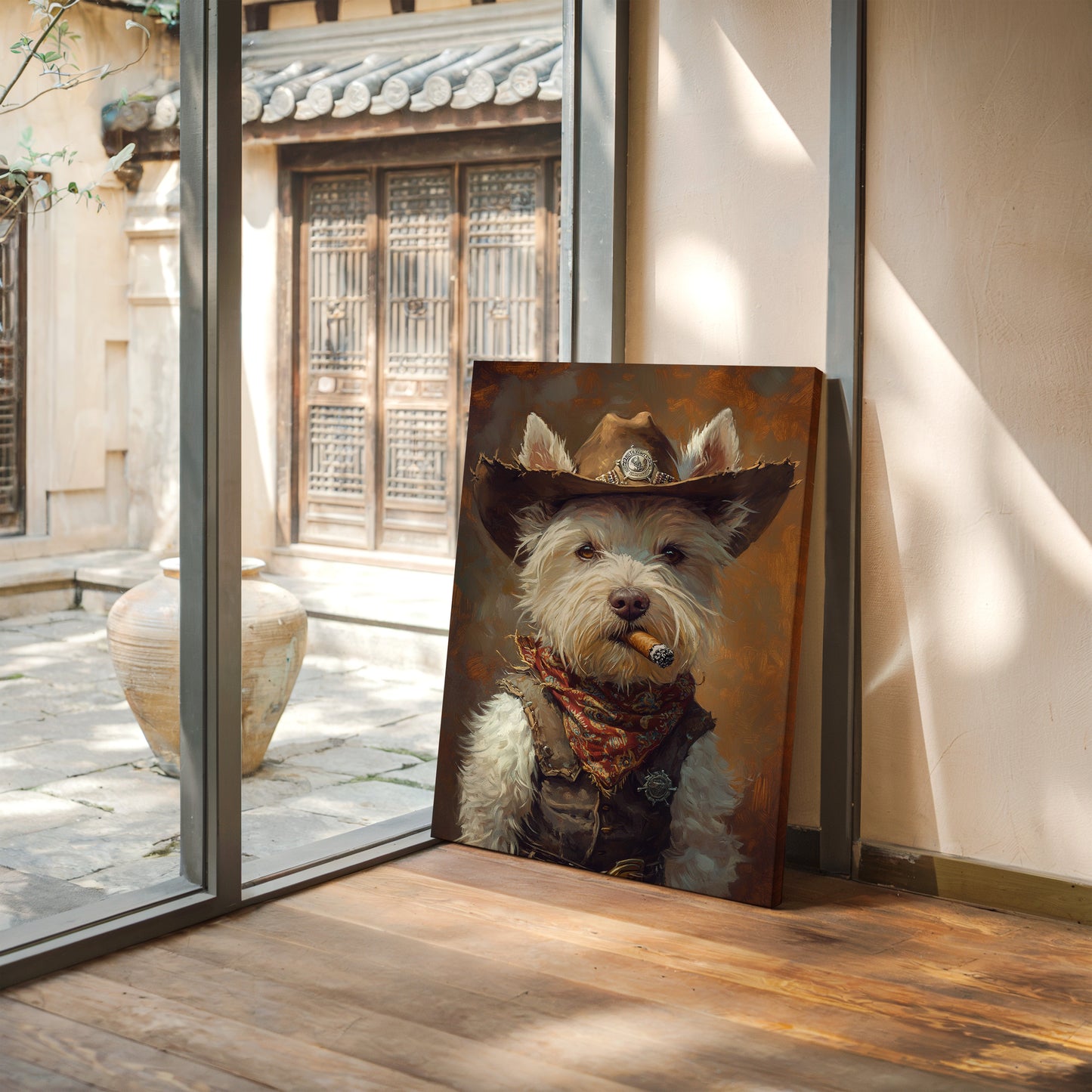 West Highland White Terrier Gunslinger