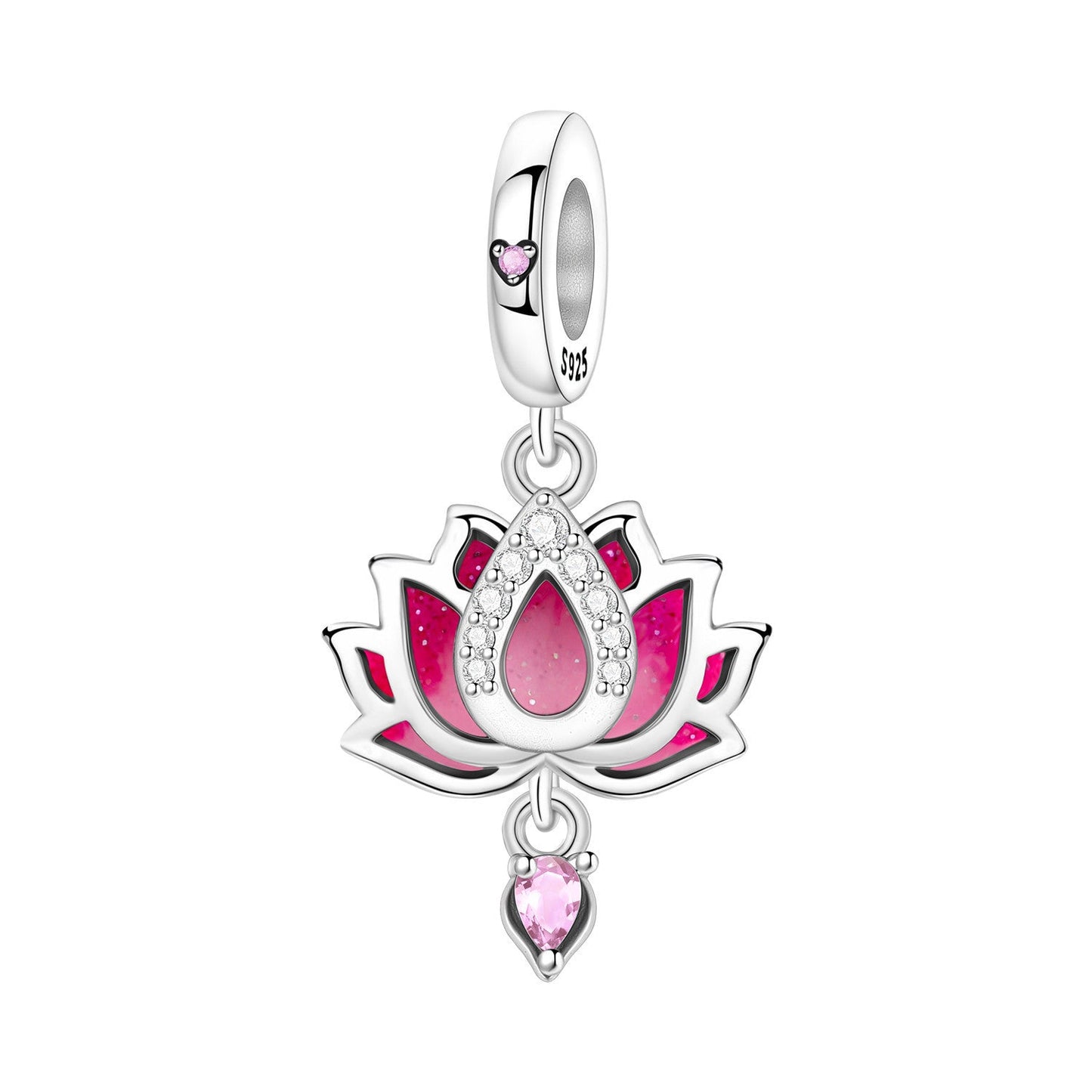 Lily Of The Valley Iris And Spinning Flower DIY Bracelet Pendant Accessories