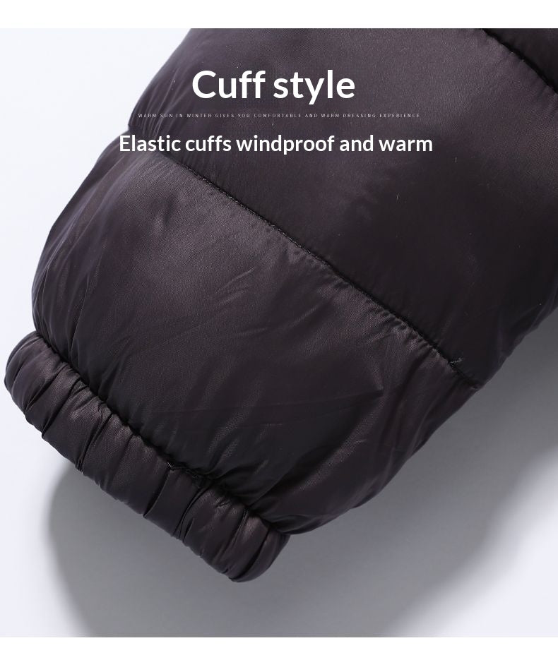Men's Casual Cotton Jacket With A Stand-up Collar