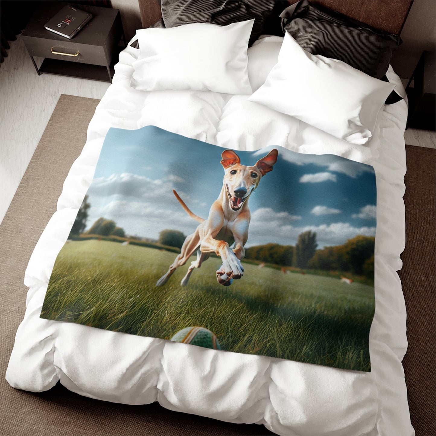 Sweatshirt-Decke – Plüsch-Fleece-Überwurf, 2 Größenoptionen