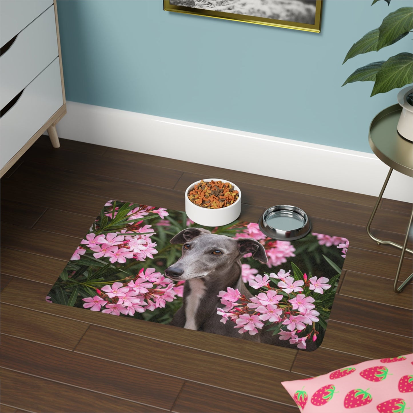 Tapis antidérapant pour animaux de compagnie – Tapis d'alimentation étanche pour chiens